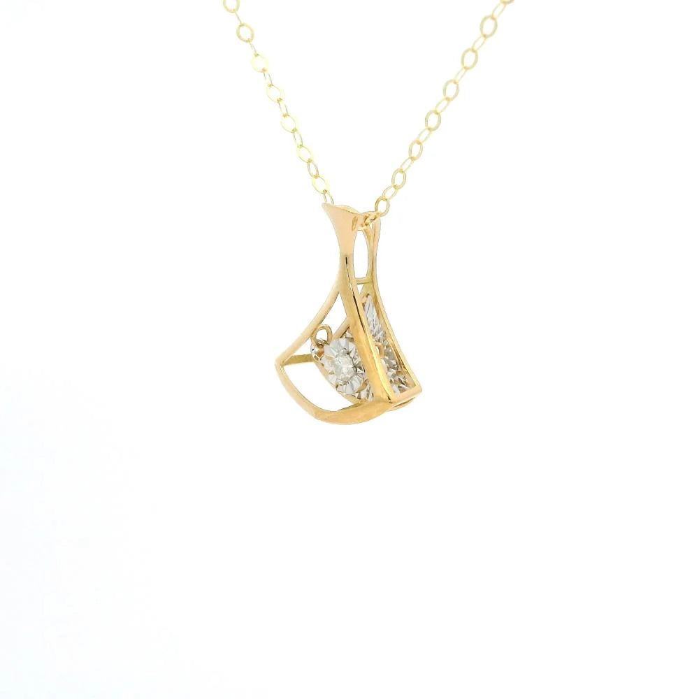 عقد الألماسة الراقصة من الذهب 2